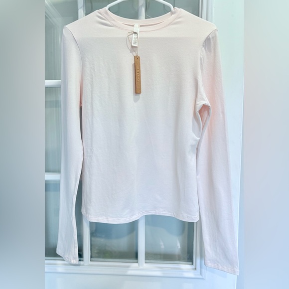 SKIMS Cotton Long Sleeve Tee – Barely Pink (XL, NWT) 🌸 - Picture 1 of 5